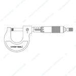 KRISTEEL OUTSIDE MICROMETER 100 - 125 MM 4170 - Image 5
